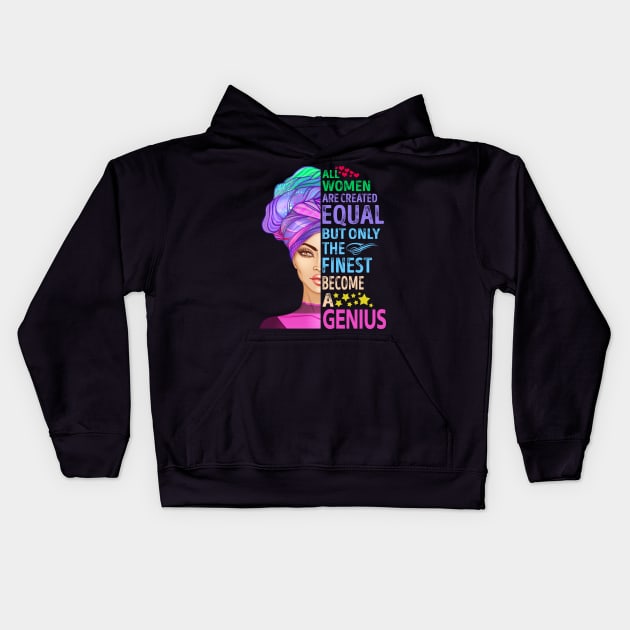 The Finest Become Genius Kids Hoodie by MiKi